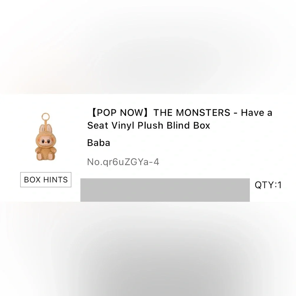 Labubu 'Have A Seat' Collectible Figure “BaBa”
